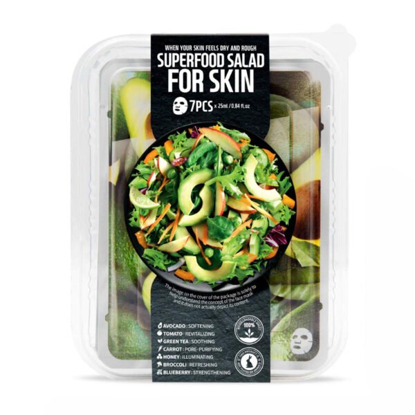 Farmskin Superfood Salad Sheet Mask Set – 7 Piece