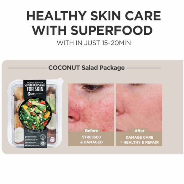 Farmskin Superfood Salad Sheet Mask Set – 7 Piece