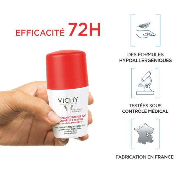 Vichy Détranspirant Intensif 72H Roll-On