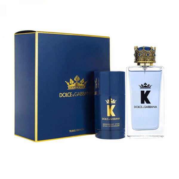Dolce & Gabbana K Travel Set For Men Eau De Toilette, 100 ml + Deodorant Stick, 75 gm