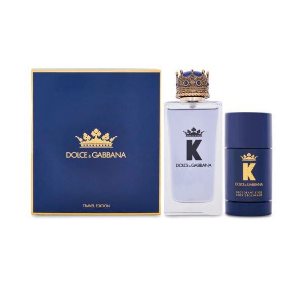 Dolce & Gabbana K Travel Set For Men Eau De Toilette, 100 ml + Deodorant Stick, 75 gm